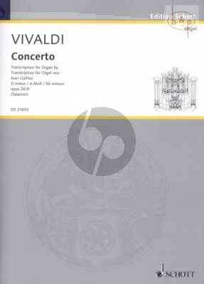 Concerto d-minor Op.26 No.9 Organ