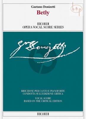 Betly (Vocal Score)