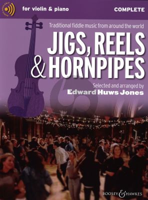 Jigs-Reels & Hornpipes Violin-Piano with opt. easy Violin Book with Audio Online (Traditional Fiddle Tunes from England-Ireland and Scotland)