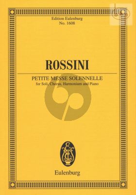 Petite Messe Solennelle (Soli-Choir-Orch.) (Study Score)