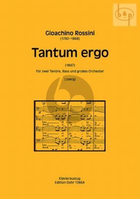 Tantum Ergo (2 Tenors-Bass-Orch.) (1847)