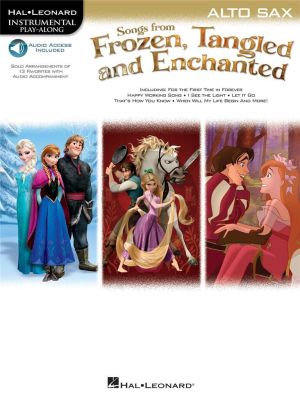 Album Songs from Frozen-Tangled and Enchanted Alto Sax Book Audio Online (Hal Leonard Instrumental Play-Along)
