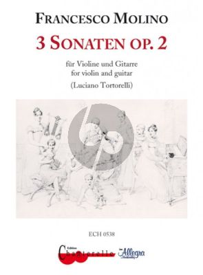 Molino 3 Sonatas Op.2 (Violin-Guitar)