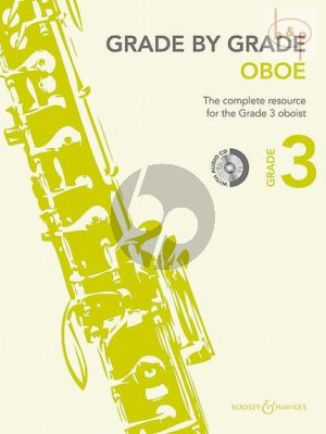 Grade by Grade Vol.3 (Oboe-Piano) Book with Cd