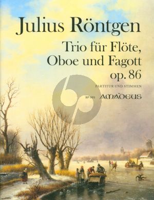 Rontgen Trio Op.86 for Flute, Oboe and Bassoon Score and Parts (edited by Yvonne Morgan)