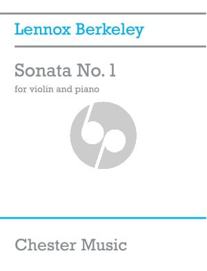 Berkeley Sonata No.1 Violin and Piano