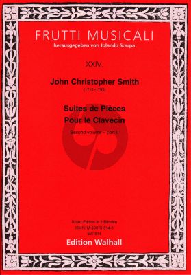Smith Suites de Pieces Vol.2 Part 2 pour Clavecin (edited by Jolando Scarpa)