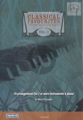 Classical Favourites Vol.1 (10 Arrangements) (2 Instr.[C/Bb/Eb]- Piano)