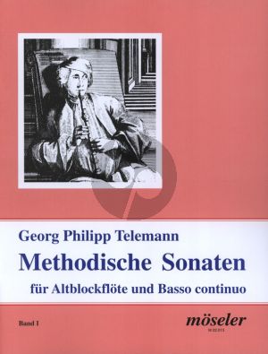 Telemann Methodische Sonaten Vol.1 Altblockflöte und Bc (1728 & 1732) (Martin Nitz)