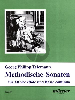 Telemann Methodische Sonaten Vol. 4 Altblockflöte und Bc (1728 & 1732) (Martin Nitz)