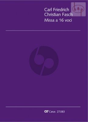 Missa a 16 Voci (ST soli-SATB-SATB-SATB-SATB- Organ)