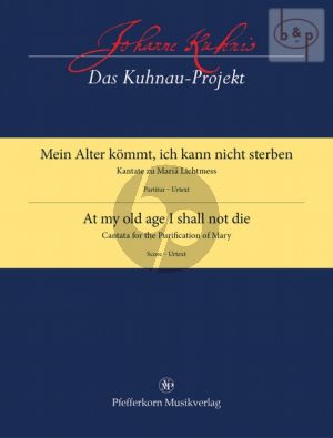 Mein Alter kommt, ich kann nicht Sterben (SSATB- 2 Vi.- 2 Va.-Bsn.-Bc) (Vocal Score by Andreas Kohs)