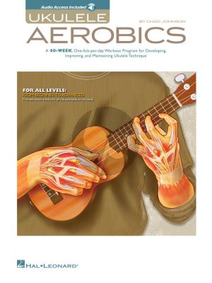 Johnson Ukelele Aerobics for all Levels Beginners to Advanced Book with Audio Online