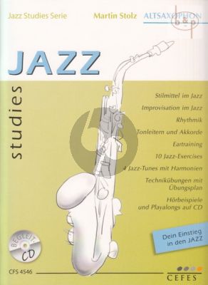 Stolz Jazz Studies fur Altsaxophon (Dein Einstieg in den Jazz) (Bk-Cd)