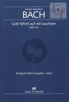 Kantate BWV 43 Gott fahret auf mit Jauchzen (Vocal Score)
