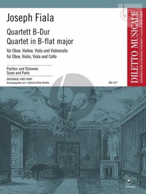 Quartet B-flat major (Oboe-Vi.-Va.-Vc.) Fiala J.