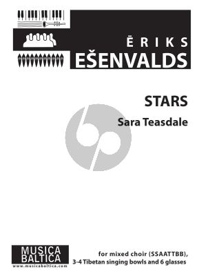 Esenvalds Stars SSAATTBB and 6 Water-tuned Glasses (Text Sara Teasdale)