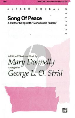 Donnelly Song of Peace (Partner Song with Dona Nobis Pacem) 2-part-piano (Strid)