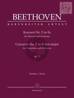 Concerto No.5 E-flat major Op.73 (Piano-Orch.) (Full Score)