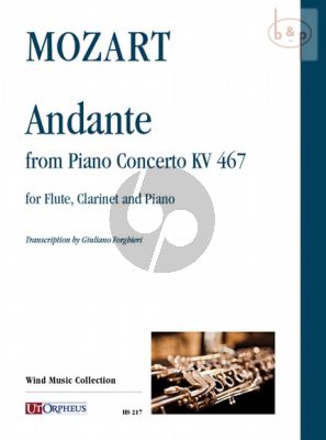 Andante (from Piano Concerto KV 467) (Flute-Clar.[Bb]-Piano)