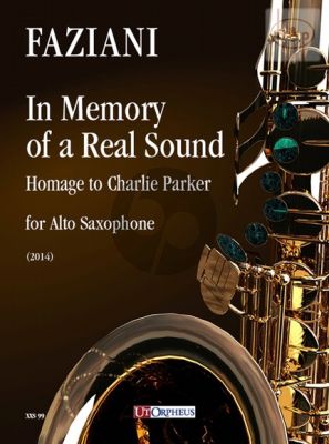 In memory of a Real Sound Alto Saxophone solo