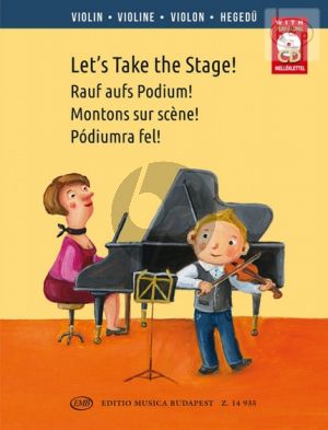 Let's Take the Stage! (Easy Repertoire Pieces for Young Violinsts) (Violin-Piano) (Bk-Cd)