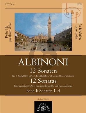 12 Sonaten Vol.1 (No.1 - 4) (3 Rec.[AAT]-Bc) (Bass Rec. ad lib.)