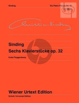 Sinding 6 Klavierstucke Op.32