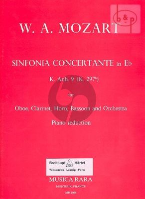 Sinfonia Concertante E-flat Major KV 297b (Oboe-Clarinet-Horn-Bassoon-Piano)