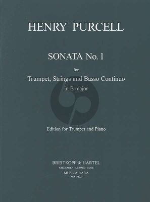 Purcell Sonata No.1 D-Major Trumpet-Strings-Bc (reduction Trumpet-Piano) (edited by Alan Lumsden)