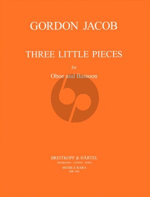 Jacob 3 Little Pieces for Oboe and Bassoon