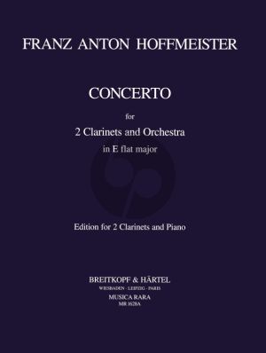 Hoffmeister Concerto E-flat major (2 Clarinets[Bb]-Orch.)