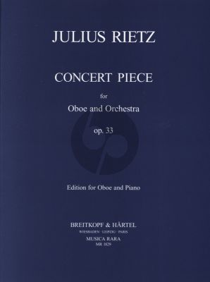 Rietz Concert Piece Op.33 Oboe and Piano (Ledward)