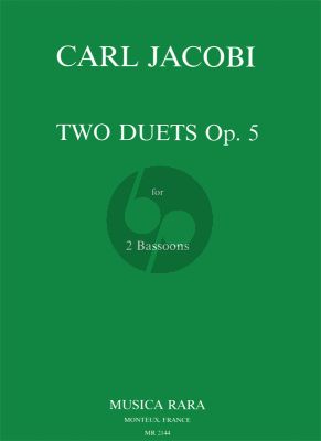 Jacobi 2 Duets Op.5 2 Bassoons (Parts) (William Waterhouse)