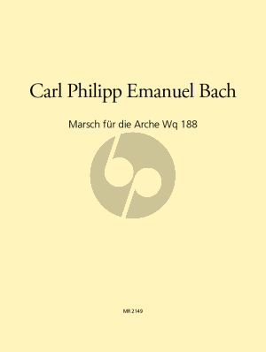 Bach March of the Arq Wq 188 /H.621 3 Trumpets and Timpani (Score/Parts) (Lewis)