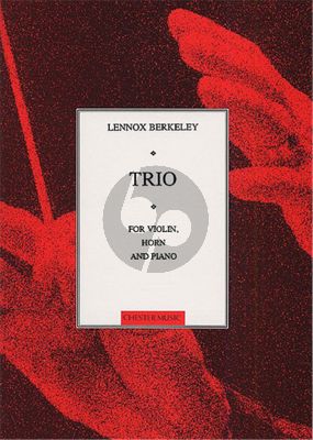 Berkeley Trio Op.44 for Horn, Violin and Piano Score and Parts