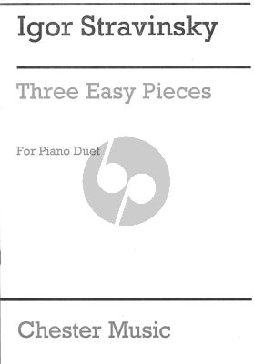 Strawinsky 3 Easy Pieces for Piano 4 Hands (March, Waltz and Polka) (Elementary Seconda)