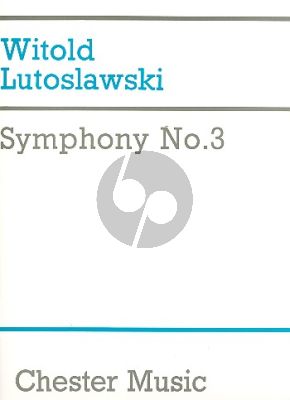 Lutoslawski Symphony No. 3 Orchestra Full Score