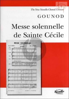 Messe Solennelle de Sainte Cécile Vocal Score