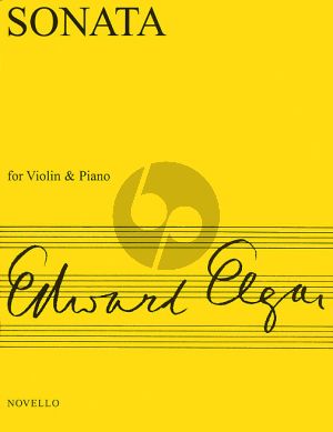 Elgar Sonata e-minor Opus 82 Violin and Piano