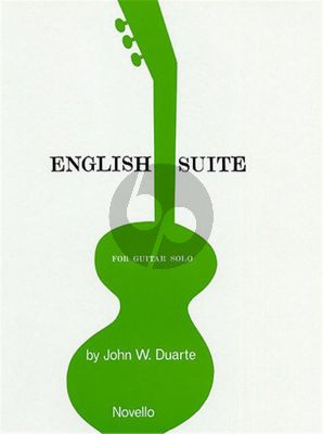 Duarte English Suite Op. 31 Guitar solo