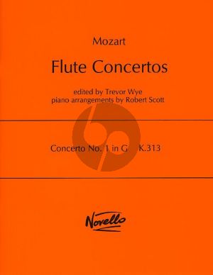 Mozart Concerto G-major KV 313 for Flute and Piano (Edited by Trevor Wye) (Piano Arrangements by Robert Scott)