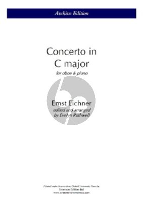 Eichner Concerto C-major Oboe and Piano (Edited by Evelyn Rothwell)