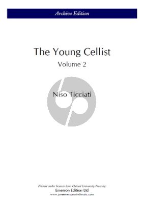 Ticciati The Young Cellist Vol.2 Cello and Piano