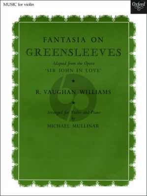 Vaughan Wiliams Fantasia on Greensleeves Violin and Piano (arr. Michael Mullinar)