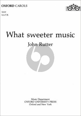 What Sweeter Music SATB-Organ or String Orch. Vocal Score