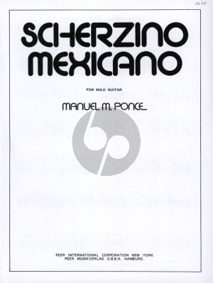 Ponce Scherzino Mexicano for Guitar