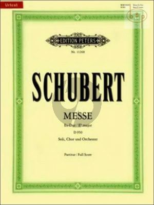 Messe Es-dur D.950 (Soli-Choir-Orch.) (Vocal Score)