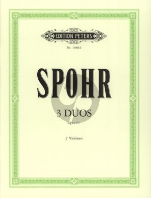 Spohr 3 Duette Op.67 2 Violinen (Carl Herrmann)