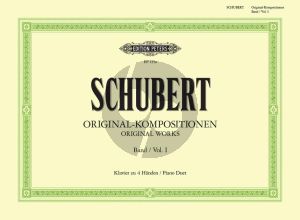 Schubert Original Kompositionen Vol.1 Klavier 4 Hande